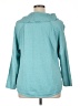 Karen Scott 100% Cotton Teal Pullover Sweater Size XL - photo 2