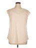 MIHOLL Ivory Short Sleeve Top Size XL - photo 1