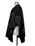 Ike Behar 100% Polyester Black Kimono One size - photo 5