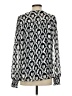 Tamara H. 100% Polyester Silver Long Sleeve Blouse Size S - photo 2