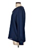 Ann Taylor 100% Polyester Blue Long Sleeve Blouse Size L - photo 5