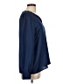 Ann Taylor 100% Polyester Blue Long Sleeve Blouse Size L - photo 4