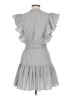 Saylor Checkered-gingham Gray Casual Dress Size L - photo 2