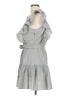 Saylor Checkered-gingham Gray Casual Dress Size L - photo 5