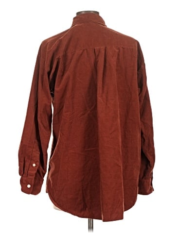 Ann Taylor LOFT Outlet Long Sleeve Button-Down Shirt (view 2)