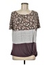 Unbranded Gray Short Sleeve Top Size M - photo 1
