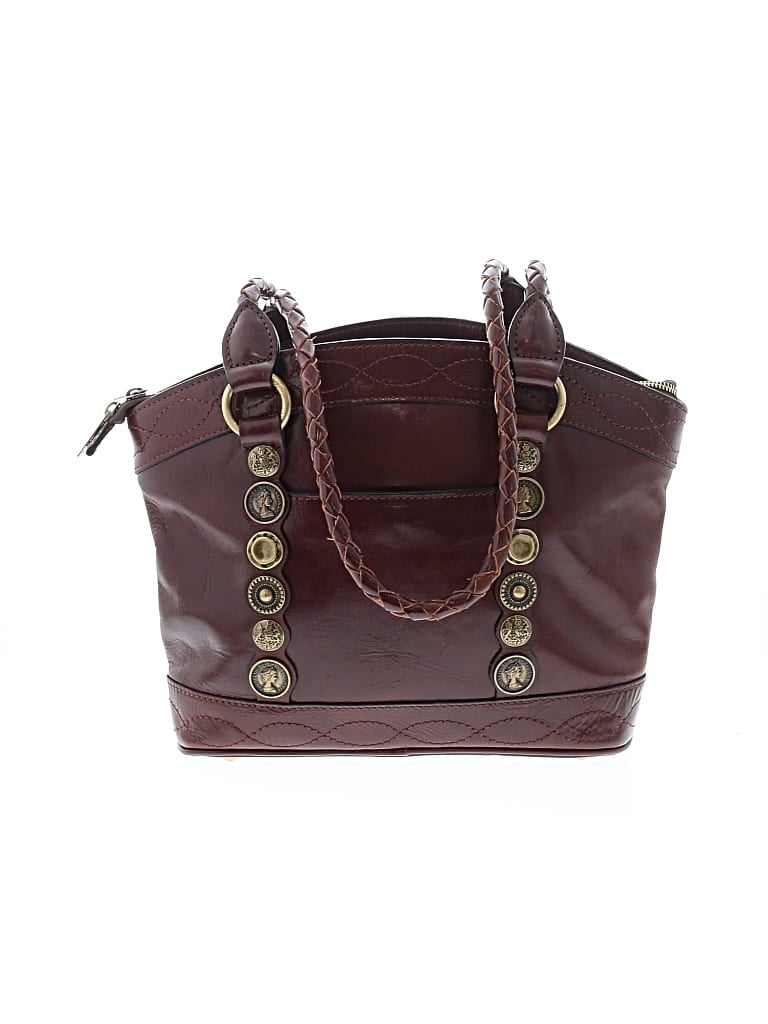 Pre-owned Patricia Nash Leather Shoulder Bag In Brown
