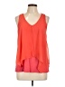 A. Byer 100% Polyester Orange Sleeveless Blouse Size L - photo 1