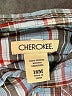 Cherokee 100% Cotton Plaid Blue Long Sleeve Button-Down Shirt 12-18 MO / 18 MO - photo 3