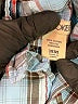 Cherokee 100% Cotton Plaid Blue Long Sleeve Button-Down Shirt 12-18 MO / 18 MO - photo 4