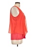 A. Byer 100% Polyester Orange Sleeveless Blouse Size L - photo 4
