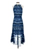 Tommy Hilfiger 100% Polyester Tie-dye Blue Cocktail Dress Size 2 - photo 2