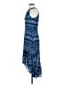 Tommy Hilfiger 100% Polyester Tie-dye Blue Cocktail Dress Size 2 - photo 5