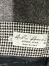 Assorted Brands Houndstooth Gray Silk Skirt Size 50 - photo 3