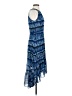 Tommy Hilfiger 100% Polyester Tie-dye Blue Cocktail Dress Size 2 - photo 4