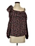 Lovestitch 100% Viscose Black Red 3/4 Sleeve Blouse Size S - photo 1
