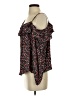 Lovestitch 100% Viscose Black Red 3/4 Sleeve Blouse Size S - photo 5