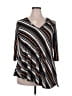 Wilde Black 3/4 Sleeve Blouse Size 2X - photo 1