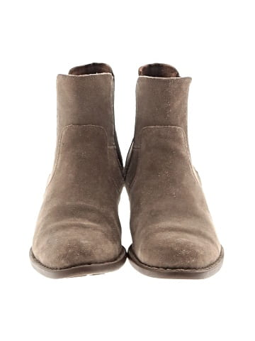 Talons Hauts Olivia Ferguson Nude Bout Ouvert Bretelles Dos Zip - Taille 8.5 US, Talon 4.5 Pouces, Occasion