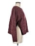 Topshop Tweed Burgundy Pullover Sweater Size 8 - photo 4