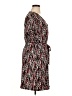 NY Collection Print Brown Casual Dress Size XL - photo 4