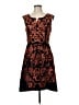 Yoana Baraschi 100% Polyester Paisley Black Cocktail Dress Size 8 - photo 1