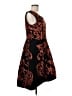 Yoana Baraschi 100% Polyester Paisley Black Cocktail Dress Size 8 - photo 4