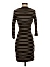 Bailey 44 Stripes Brown Black Casual Dress Size S - photo 2