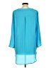 Cato 100% Polyester Teal 3/4 Sleeve Blouse Size L - photo 2
