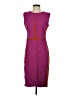 Narciso Rodriguez Color Block Purple Cocktail Dress Size 44 - photo 1