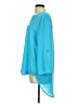 Cato 100% Polyester Teal 3/4 Sleeve Blouse Size L - photo 5