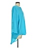 Cato 100% Polyester Teal 3/4 Sleeve Blouse Size L - photo 4
