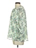 Cato 100% Polyester Green 3/4 Sleeve Blouse Size L - photo 5