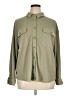 better / together Solid Green Long Sleeve Blouse Size XL - photo 1