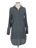 Lila Rose Gray Long Sleeve Polo Size XS - photo 1