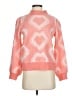 Shein Hearts Orange Pullover Sweater Size 4 - photo 1