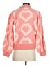 Shein Hearts Orange Pullover Sweater Size 4 - photo 2
