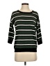 PREMISE Stripes Green Pullover Sweater Size S - photo 1