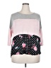 Spin Pink 3/4 Sleeve Top Size 1X - photo 1