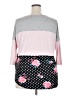 Spin Pink 3/4 Sleeve Top Size 1X - photo 2