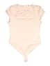 Cloth. by Design Tan Pink Bodysuit Size L - photo 1