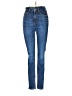 Zara Hearts Blue Jeans Size 2 - photo 1