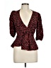 Ganni Red 3/4 Sleeve Blouse Size 36 waist - photo 1