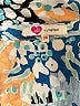 Olé by Koton Print Blue 3/4 Sleeve Blouse Size 34 waist - photo 7