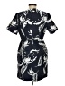 Adam Lippes Print Black Casual Dress Size S - photo 2