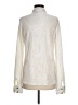 Assorted Brands Metallic Ivory Long Sleeve Blouse Size M (estimated) - photo 2