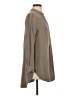 Babaton 100% Silk Gray Long Sleeve Silk Top Size XXS - photo 4
