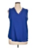 Unbranded Blue Sleeveless Blouse Size XL - photo 1