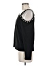 Unbranded 100% Polyester Black Long Sleeve Blouse Size M - photo 5