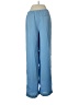 Theory 100% Silk Color Block Blue Silk Pants Size S - photo 2